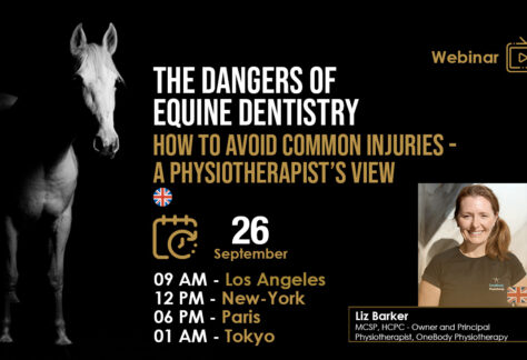 [HDE Webinar] The Dangers of Equine Dentistry: How to Avoid Common Injuries - A Physiotherapist's View - Liz Barker
